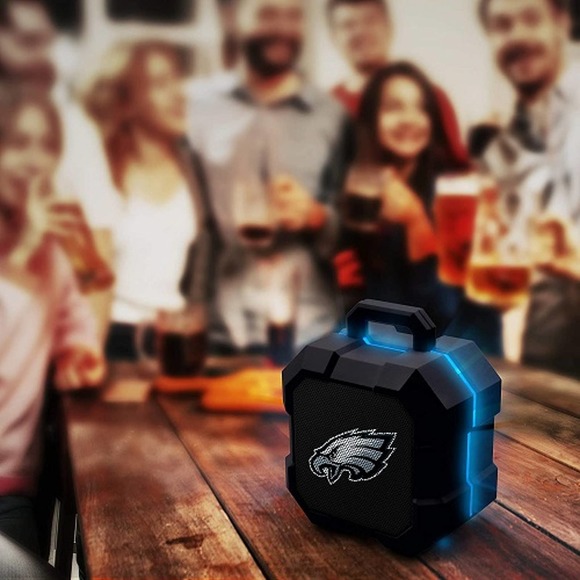 NFL Philadelphia Eagles Speaker Wireless Bluetooth Shockbox LED  Portabl… - Picture 2 of 3